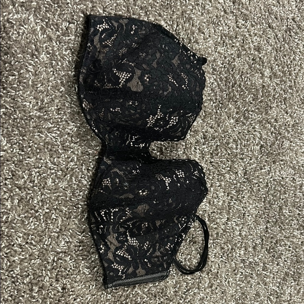 Elegant Black Lace Bra